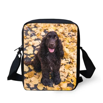 

ThiKin 3D Cute Spaniel Dog Printing Messenger Bags Teenagers Shoulder Bags for Women Children Travel Casual Crossbody Small Bag