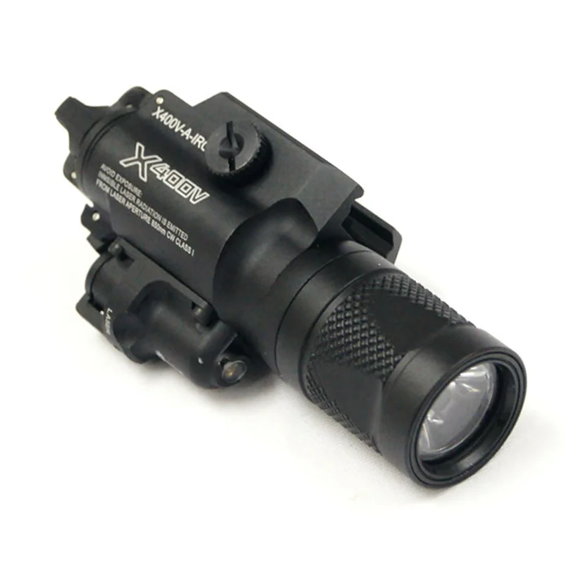 Luzes de Caça Tático Vermelho Visão Laser Airsoft Arma Lanterna Softair Lâmpada Glock Pistola X400v ir Luz Mod. 1265648 8 Cheap Luzes de armas