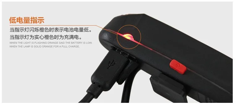 Top By DHL 100pcs Newly Rear Bike Light Taillight Safety Warning USB Rechargeable Bicycle Tail Comet LED Lamp 16