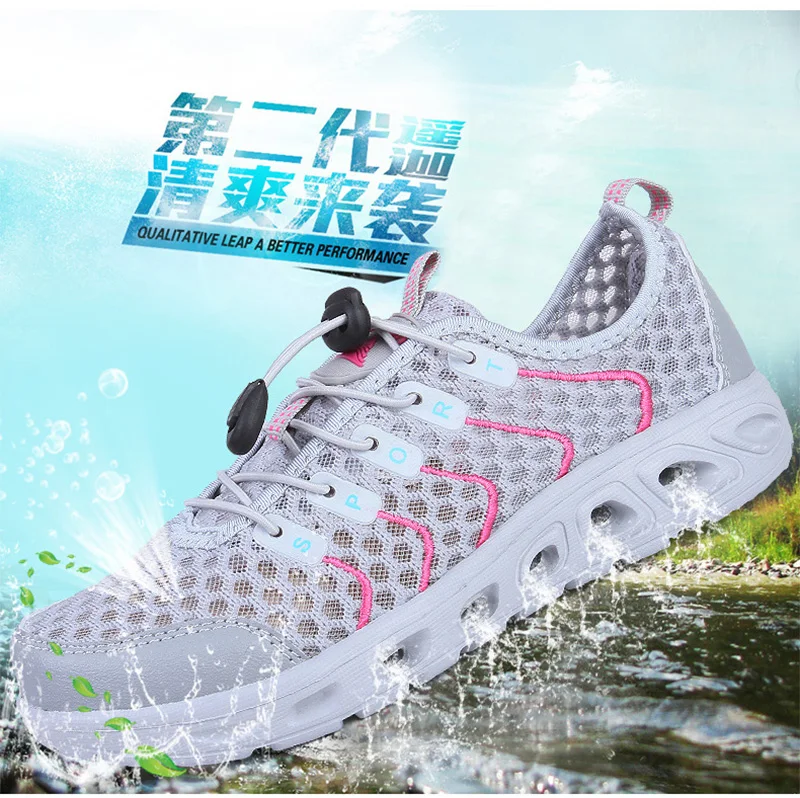 Summer Unisex Breathable Comfortable Mesh Sneakers Men Shoes Out door Wading Water Male Shoes Loafers Casual Walking (2)