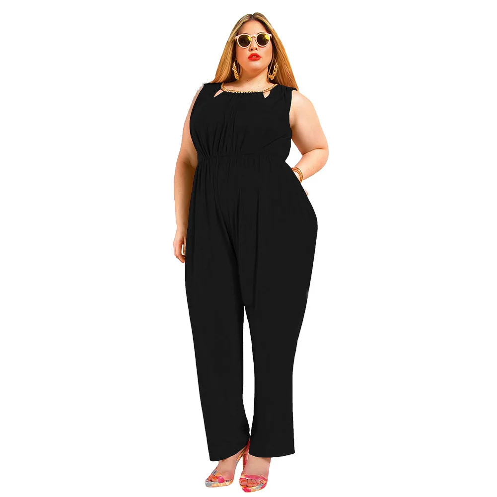 Plus Size Jumpsuits And Rompers For Women 5XL High Waist