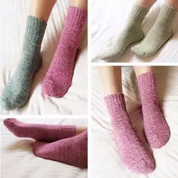2018 новые женские носки 9-11 однотонные женские носки теплые мягкие спортивные носки F12201-15