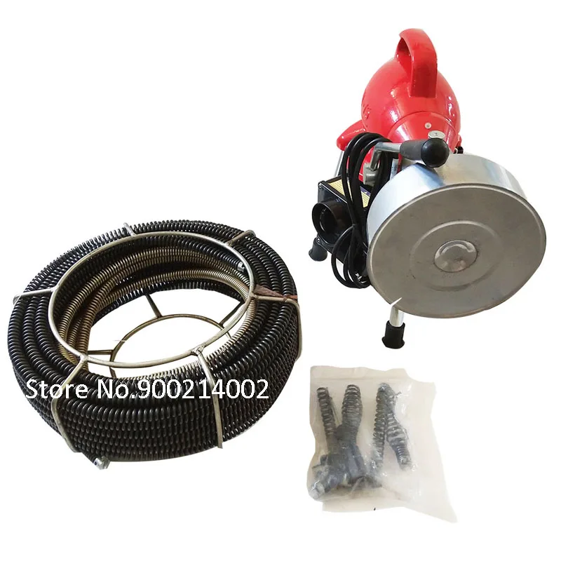 

3/4"-4"(20-100mm)110V/220v Electric pipe dredging machine Sectional Pipe Drain Cleaner Cleaning Machine