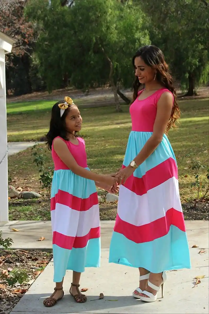 plus size mommy and me maxi dresses