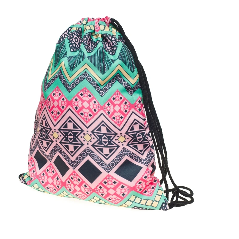 JomTokoy модный Дамский рюкзак со стягивающим шнуром 3D печать путешествия Softback женская сумка со шнурком сумки SKD29059