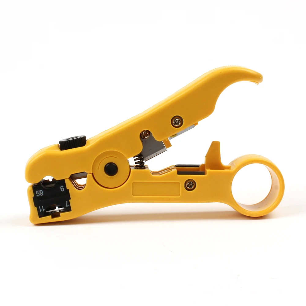 Cable Stripper For RG59 Coaxial Wire Coax Stripping Tool Universal Network Wire
