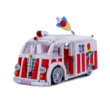 Xingbao 08004 Genuine 1000Pcs Technic Series The Ice Cream Car Set Building Blocks Bricks Educational Toys For Children Gifts