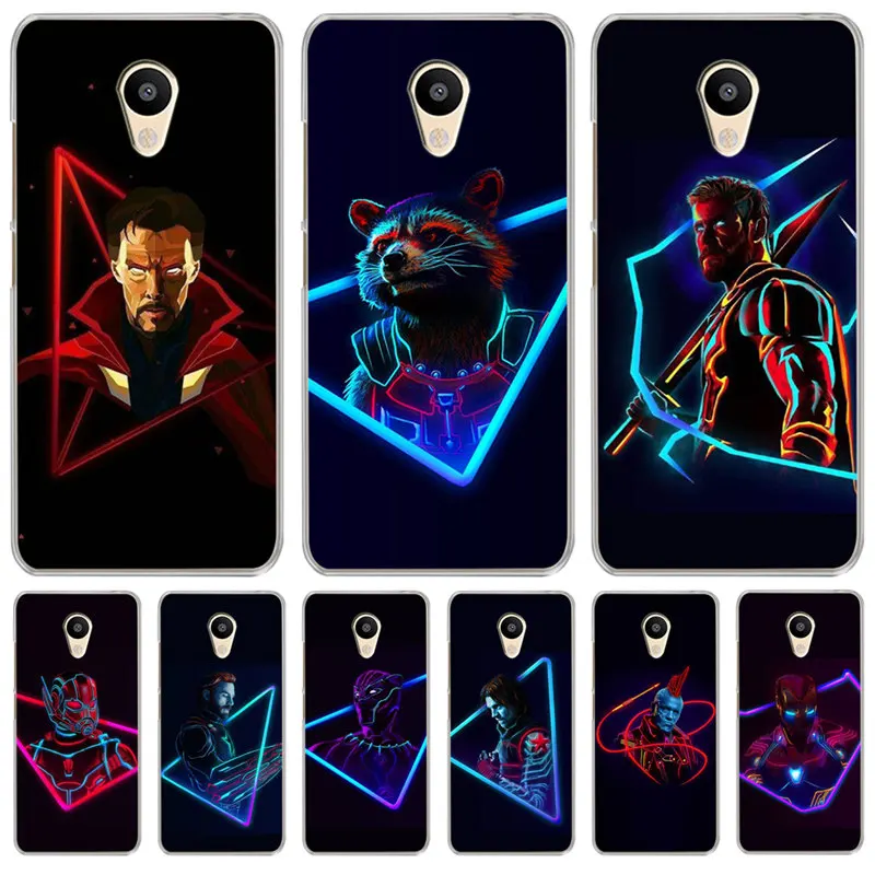 

Luxury Marvel For Meizu M3S M5 M5S M5C M6 M3 M5 M6 Note U10 U20 Cover Case Silicone Coque Capinha Etui Iron Man Thor hero Rocke