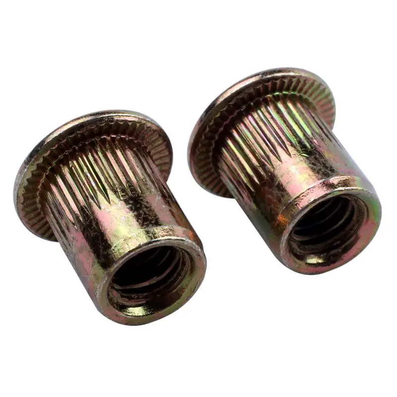M6x12mm плоская головка заклепочная гайка вставка Nutserts крепеж 30 шт