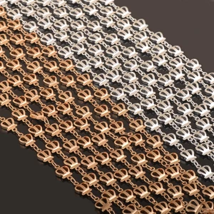 1 шт. цвет серебристый, золотой бронза черная Rope Chain, Цепочки и ожерелья для Для женщин Для мужчин personalzied длина 2 мм/3 мм/4 мм/5 мм
