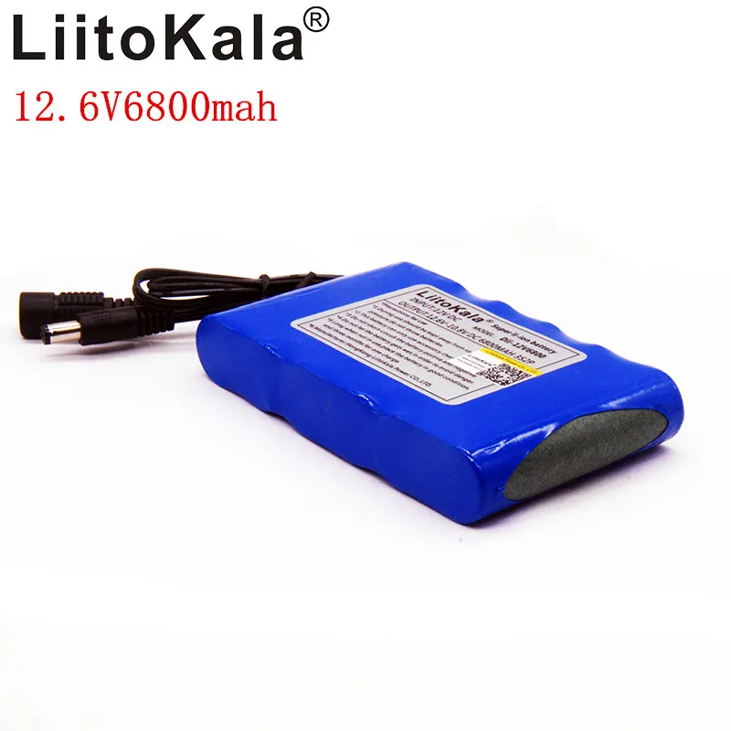 

Liitokala high capacity 12 V 6800 mAh 18650 lithium battery, outdoor lighting, Closed circuit monitoring