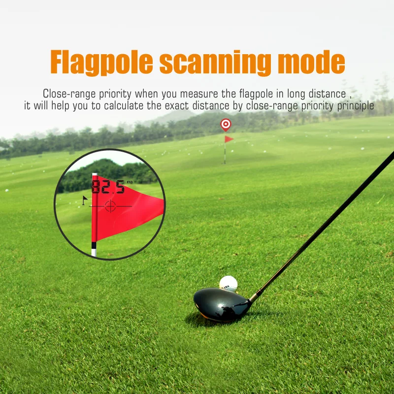 Mileseey PF210 600M Golf Laser Rangefinder Mini  Golf Slope Adjusted Mode Sport Laser Distance M