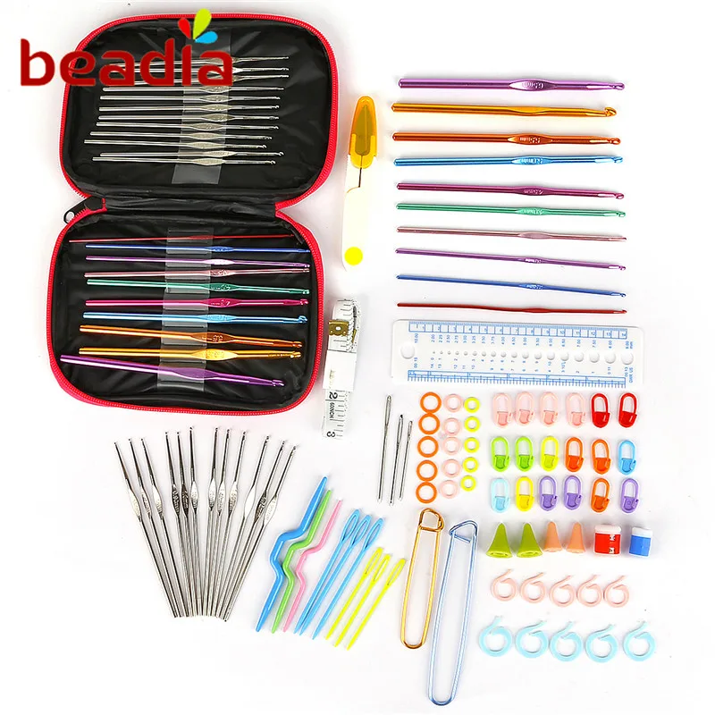 Brand New Crochet Hooks Set Crochet Set Wool Crochet Tool Needles Fit