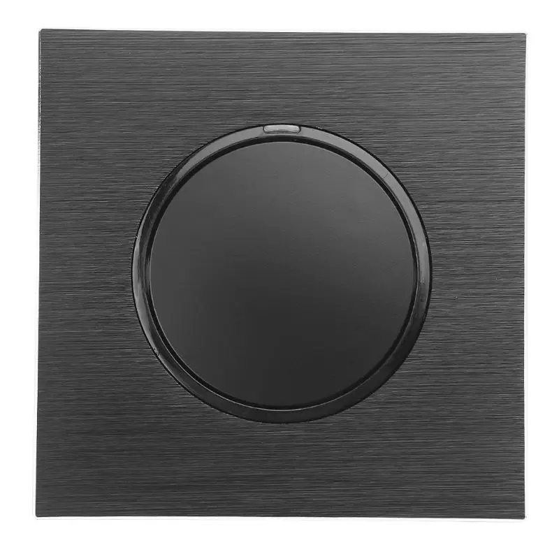 

1 Gang 2 Way Wall Panel Switch With LED Indicator Push Button Switches 110-220V