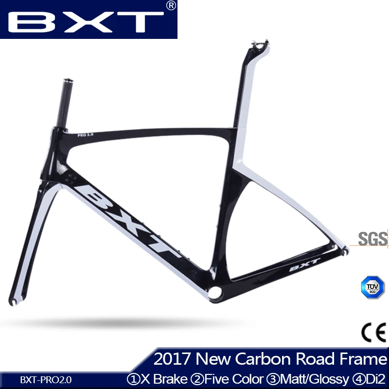 2017 BXT carbon road bike frames racing bike frame super light bicycles carbon road frame BSA cycling frameset Fast Free Shippin