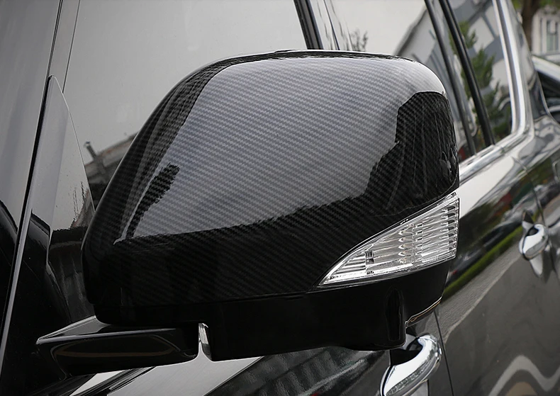 ABS гальваническое зеркало заднего вида Защитная крышка из углеродного волокна автомобильные аксессуары для Nissan Patrol y62