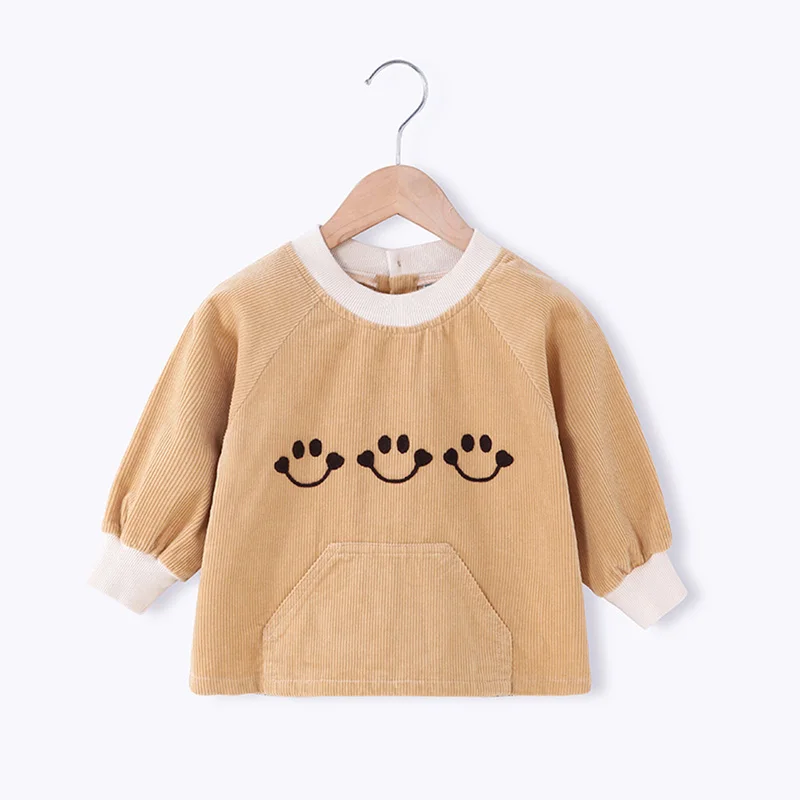 

Baby smock spring and autumn cotton thin baby eat anti-dress blouse kindergarten long-sleeved children apron