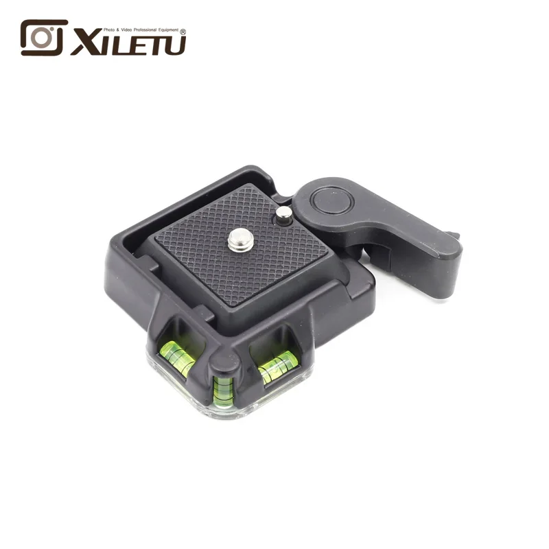 XILETU QR 40 Quick Release Зажим адаптер с пластиной и двойное страхование кнопка для DSLR