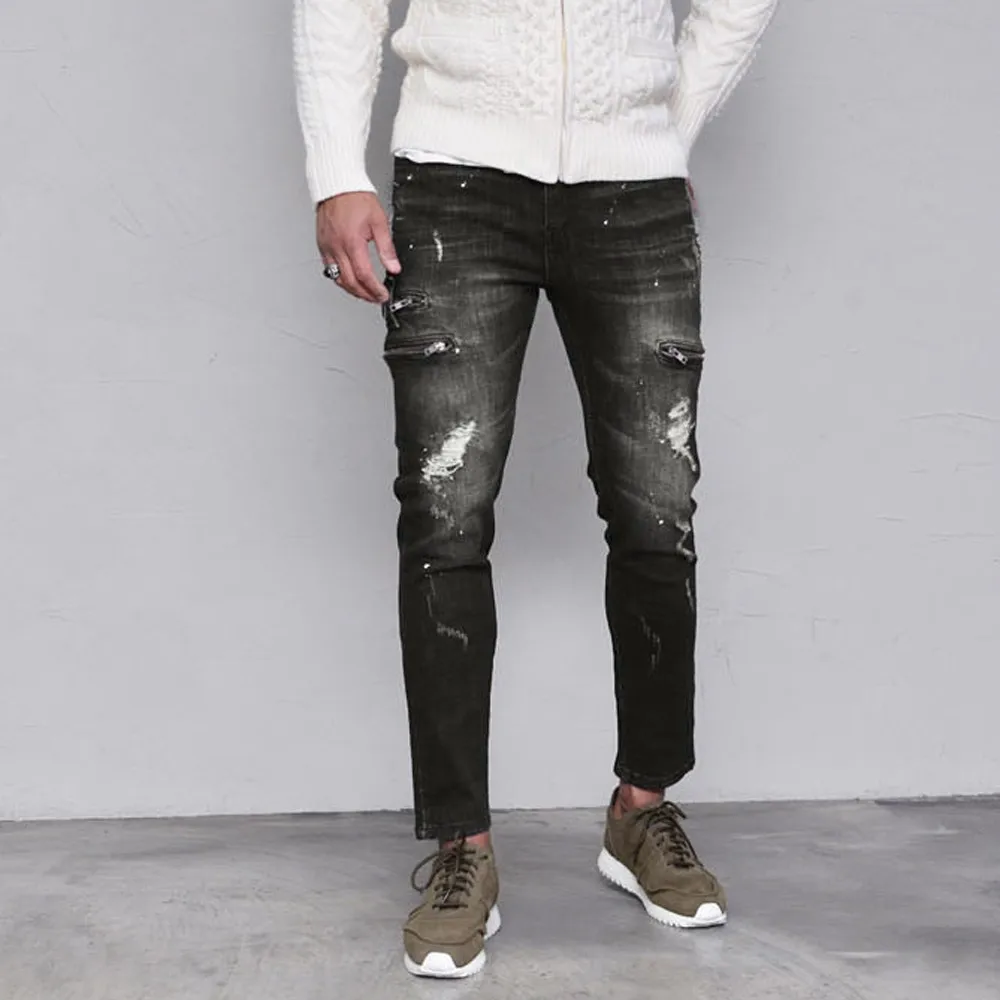 

Sunfree Hot Selling Free Shipping jeans for men balmai jeans men dsq jeans Business Full Length Casual Fashion jeans man 3L55