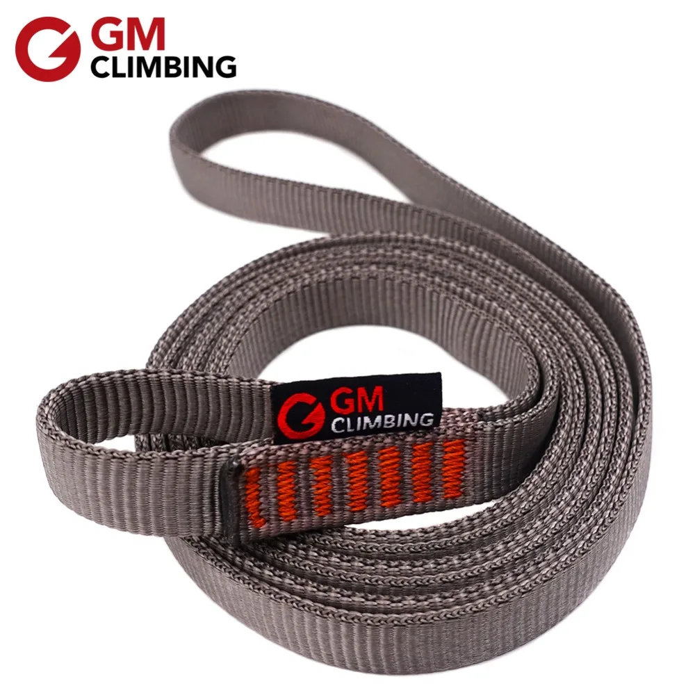 GM CLIMBING 16mm Nylon Daisy Chain Sling 22kN 120cm 48in CE UIAA Certified for Leading Aid Climb Ascender Rigging Hammock Suspension 