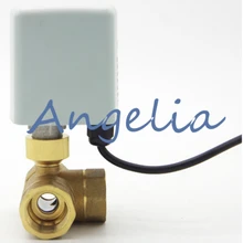 DN20 3/" BSP AC220V латунь 3 Way T/L Порты и разъёмы моторизованный шаровой клапан электрический привод клапан три провода два Управление