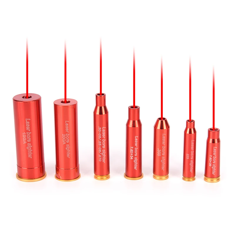 

Red Laser Boresighter CAL.308 .223 .30-06/.25-06/.270 CAL7.62x39 7.62X54 12GA 20GA Cartridge Tactical Bore Sighter Red Hunting