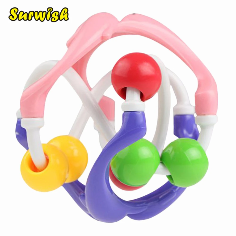 Online DROP Kapal 1 Pcs Dolphin Bayi Bendy Ball Mainan Anak Pengembangan Awal Pendidikan Toy untuk 0 12 Bulan Baru lahir Anak anak