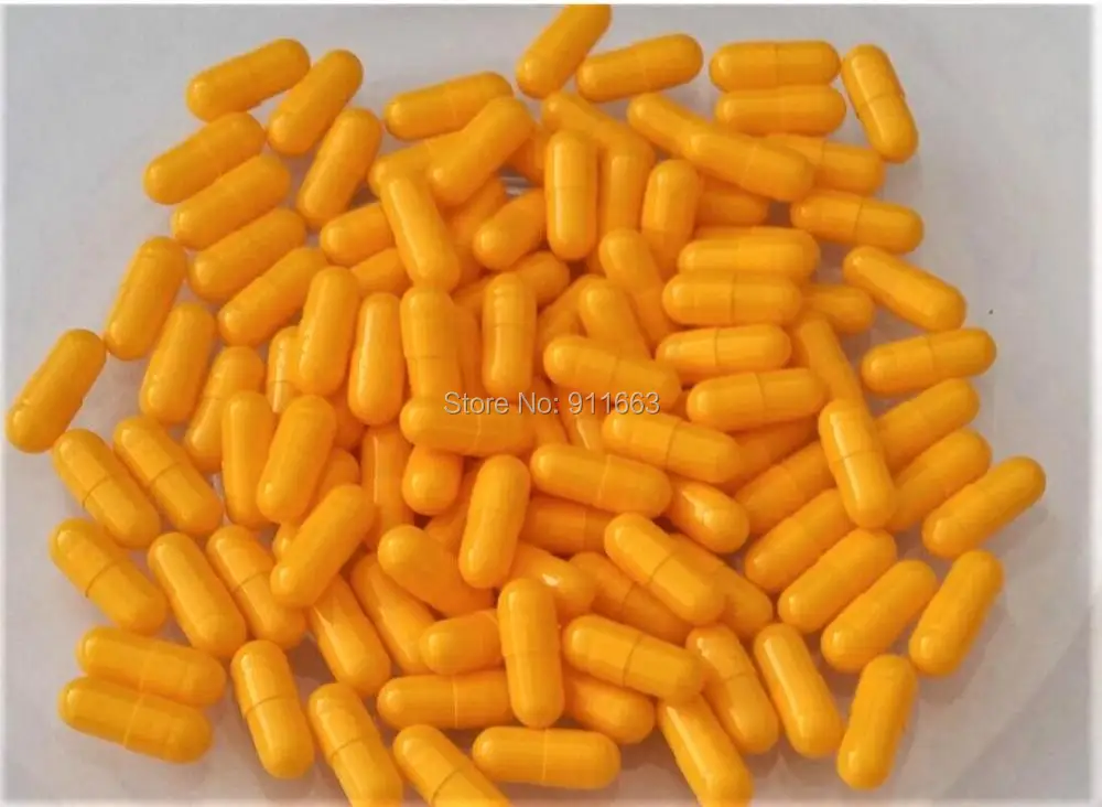 5# yellow-yellow gelatin capsule 
