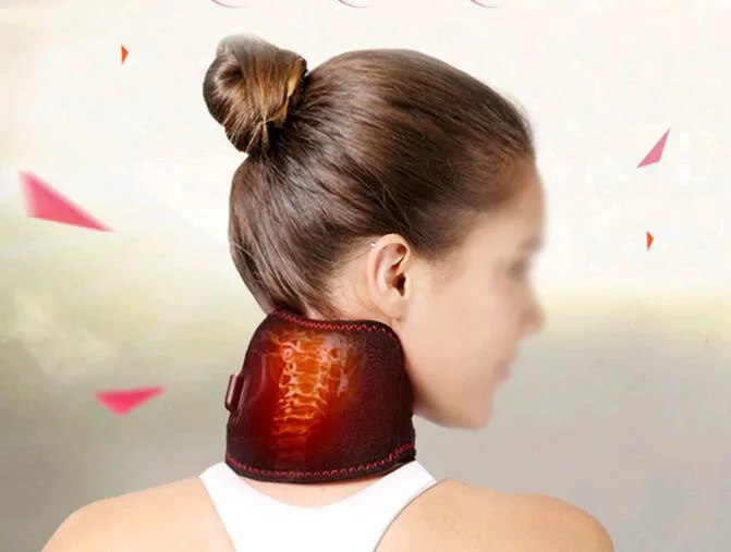 Far infrared heating Neck moxa-moxibustion massage belt USB Electric heating thermoregulation neck cervical spine warm massage