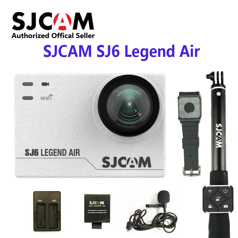 SJCAM SJ6 LEGEND Air 4K 24fps WiFi Ultra HD Удаленная Экшн-камера Notavek 96660 водонепроницаемая Спортивная DV 2," Спортивная камера с сенсорным экраном