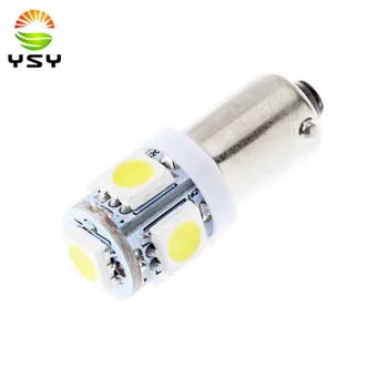 

300pcs BA9 BA9S 5SMD 5050 Warm White W6W 182 257 363 Car LED Indication Bulb Clearance Side Light 3000K
