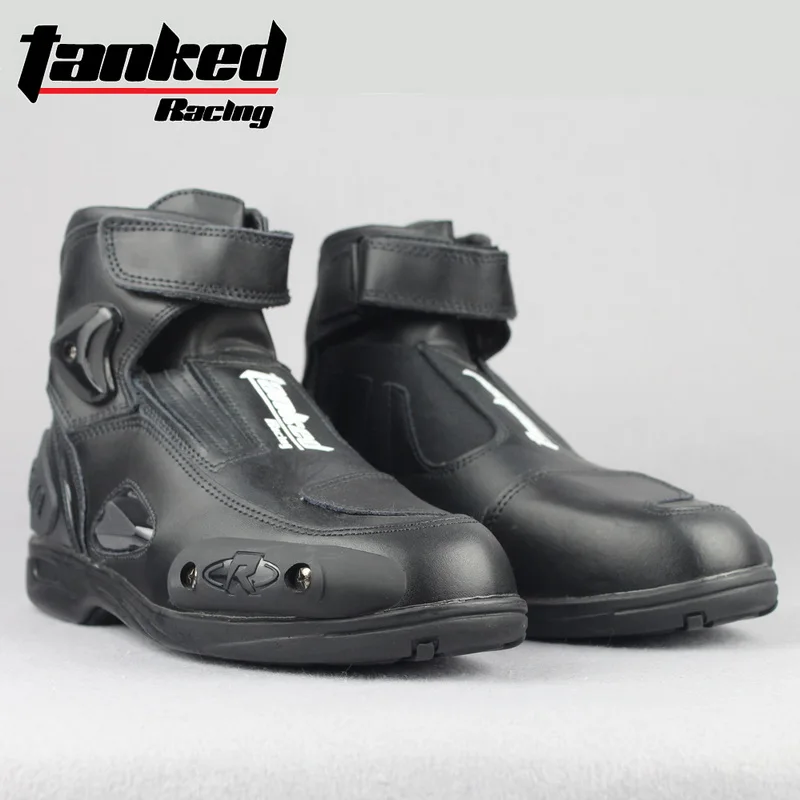 Коллекция 2019 года гоночные мотоциклетные ботинки Tanked Raing профессиональная