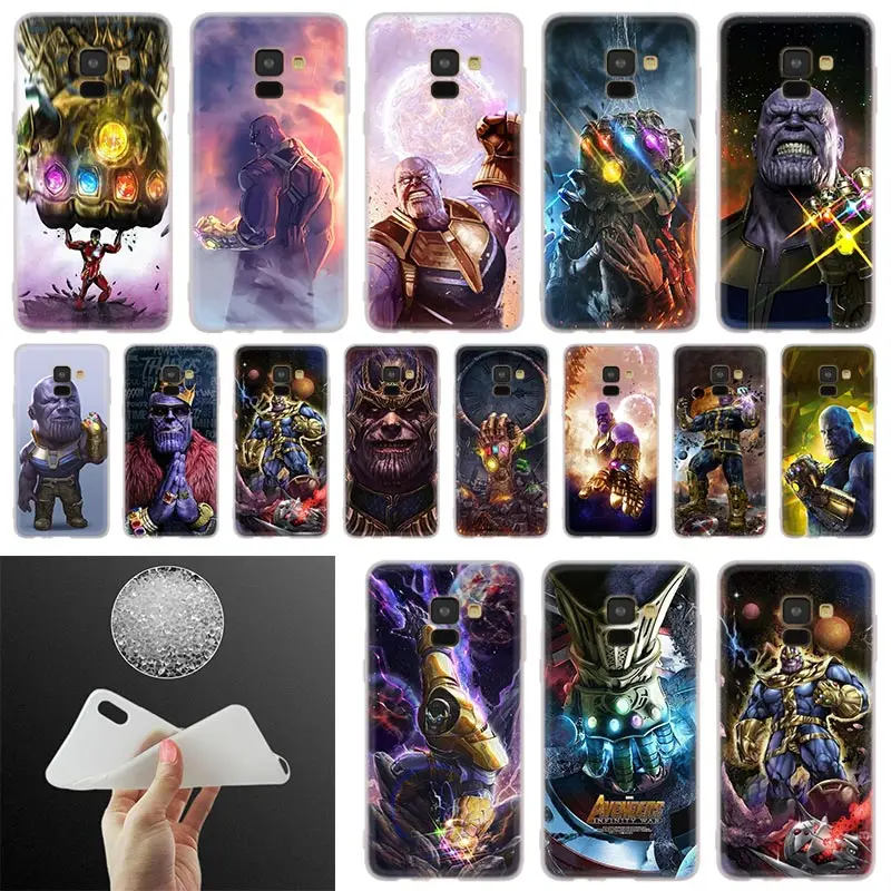 

Thanos Avengers Phone Case For Samsung Galaxy A10 A20 A30 A40 A50 A60 A70 A6 A8 Plus A7 A9 2018 A3 A5 2017 Soft Cover Coque