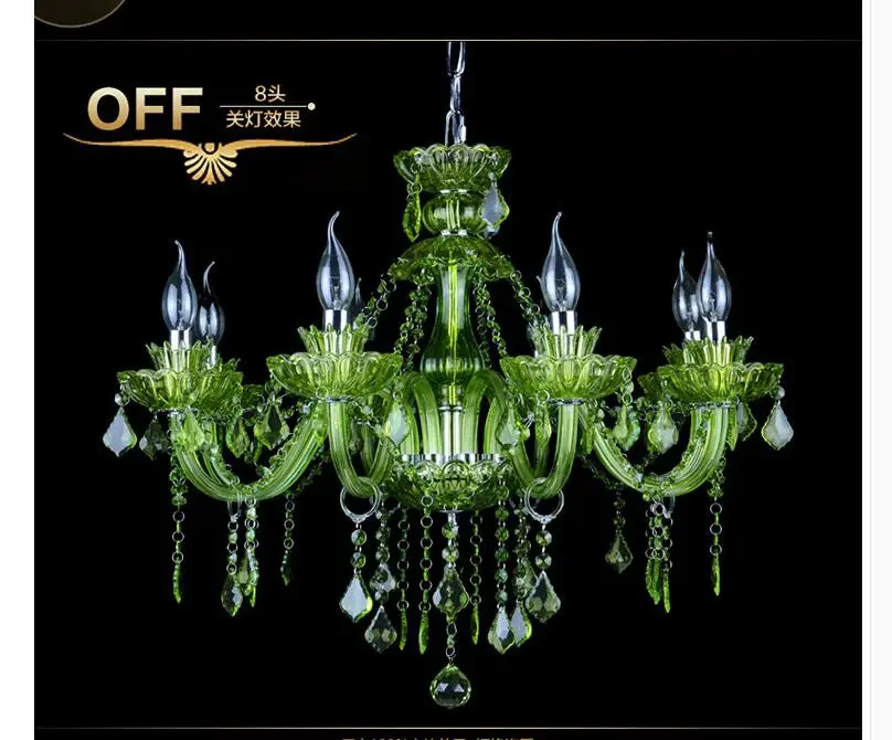 Modern Chandelier Green Crystal Lighting E14 Ac 90 260v Modern Chandelier Green Crystal Lighting E14 Ac 90 260v Shadeless Re Led Lamp Lampadario Luminaria Free Shipping In Chandeliers From Lights
