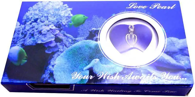 Qingmos Wish жемчужное ожерелье в одной коробке с подвеской в виде сердца для женщин, натуральная устричная жемчужная подвеска в форме сердца, колье в коробке 3621