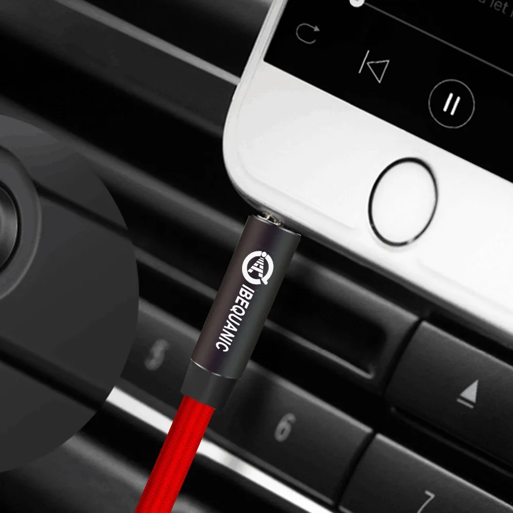 Аудиокабель с разъемом 3 5 мм стерео вспомогательный штекер для iPhone 6 6S