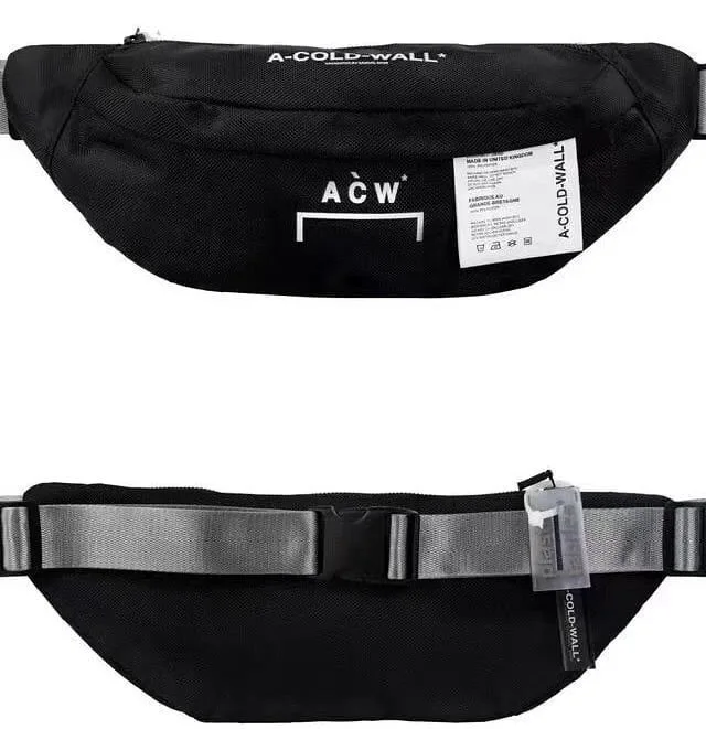 Высокое качество A-Cold-Wall ACW для женщин и мужчин унисекс Waistbag сумки хип-хоп Уличная ACW сумки рюкзак