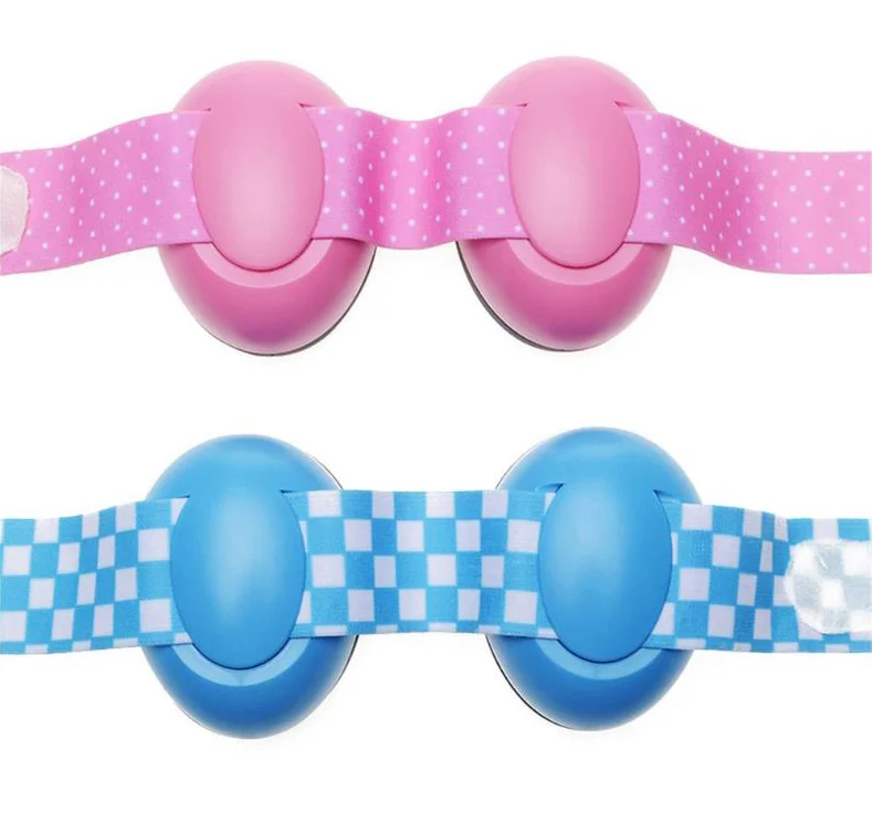 Newborn Baby Soundproof Earmuffs Anti Noise Ear Protectors Hearing Protection Elastic Headband Ear muff for Baby within 2 months (9)