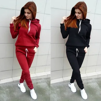 

Harajuku Style 2 Piece Set Poleron Hoody Sweatshirt Women Coat Fall Hoodies Moletom Feminino Moletom Jumper Streetwear 2018