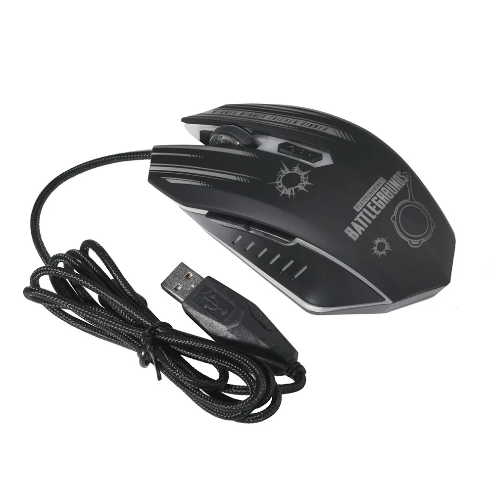 EPULA Модная компьютерная мышь 3200 dpi светодиодный оптическая 6D USB Проводная игровая мышь для ПК и ноутбука