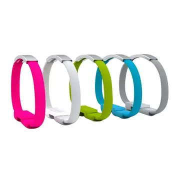 

Micro USB Cable Bracelet Data Sync Charge Cables Wristband 22cm 8v For Android Smart Phones 200pcs
