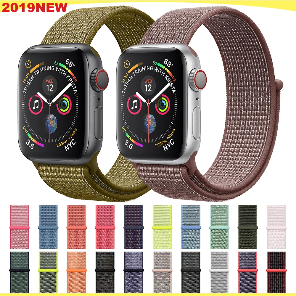 Velcro Sport Loop strap For Apple Watch band 4 3 iwatch band 44mm 40mm correa apple watch 4 bracelet watch 42mm 38mm Accessorie Velcro Sport Loop strap For Apple Watch band 4 3 iwatch band 44mm 40mm correa apple watch 4 bracelet watch 42mm 38mm Accessorie