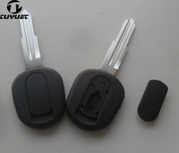 10PCS Transponder Key Shell Blanks With Right Key Blade For Chevrolet Car Key Case