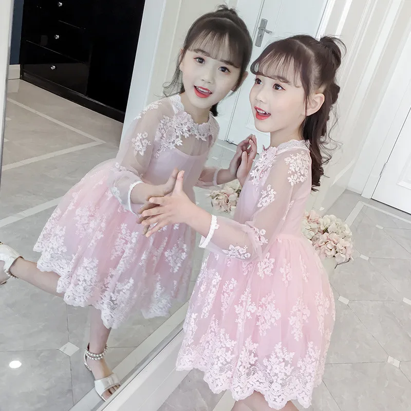 

JMFFY Princess Girl Dress Summer Wedding Birthday Party 2019 Kids Dresses For Girls Children's Costume Teenager 4-15T Robe Gifts