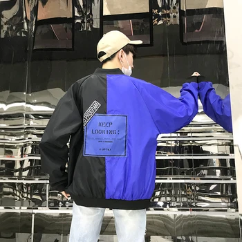 

Summer Baseball Jacket Men Autumn Zipper Hip Hop Patchwork Casual Print Warm Herenjack Mens Overcoat Mens Jackets and Coats New