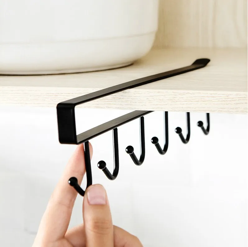 

DOZZlOR Kitchen Tool Storage Holders Racks Cabinet Cupboard Hanging Oganizer Wardrobe Space Saving Tie Scarf Hanger Hooks