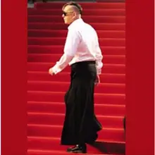 27-44 Новинка Мужская одежда GD стилист волос Мода Длинный плиссированный дизайн брюки платье плюс размер костюмы