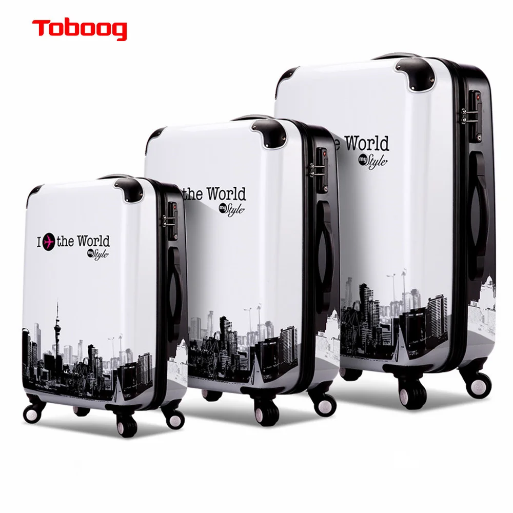 Toboog 2017 New design Business Travel Luggage 3 in 1 Carry On Spinner