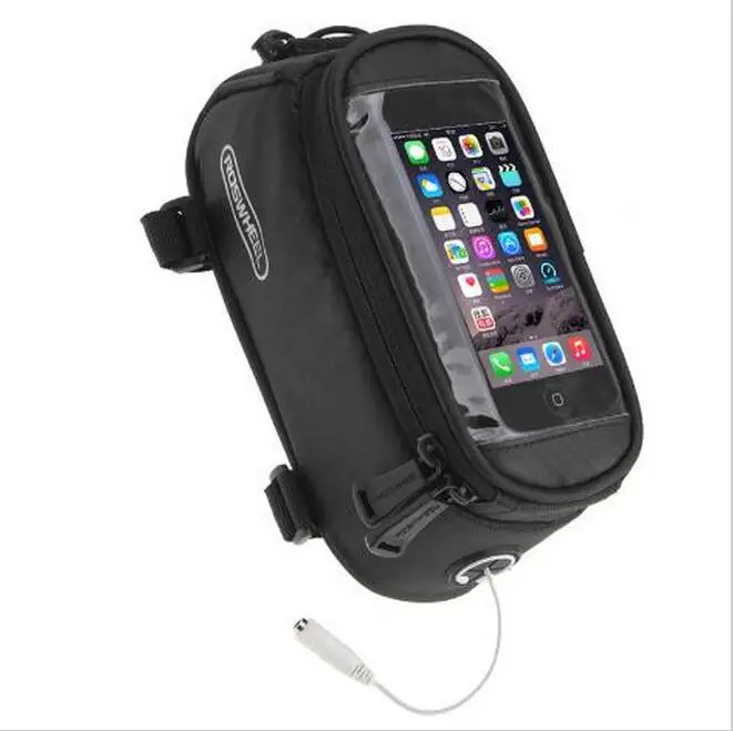 Perfect ROSWHEEL Touchscreen Cycling Mobile Phone Case Bag Pouch Bike Bicycle Frame Bag 4.2" 4.8" 5.7" Iphone Mobile Phone Case Bag 3