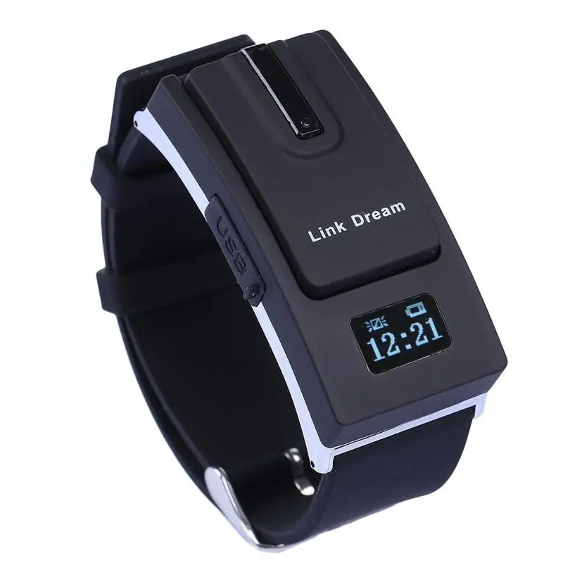 Link Dream 2 in 1 Detachable Bluetooth V3 0 Wristwatch Headset Smart Watch Sync Call Music